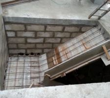 Escalier béton Sous-sol/RDC