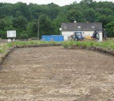 Travaux de 1&egrave;re phase du lotissement.