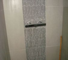 Pose mitigeur salle de bain