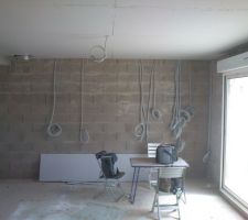 Plafond du rdc côté salon