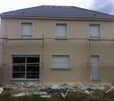 Crépis fini façade arrière