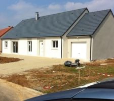 Enduit enfin fait, terrassier passé