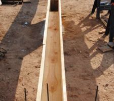 Coffrage des poutres