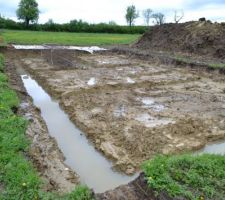 Voil&agrave; ce que le joli mois de mai a fait de notre terrassement....