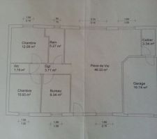 Plan Provisoire - Orientation N-S