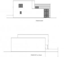 Plans de façade Est / Ouest