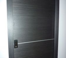 Portes à galandage posées