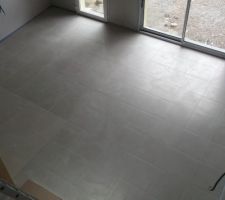 La pièce de vie, vue de la mezzanine