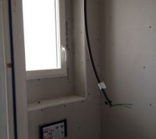Coffrage toilettes suspendues terminé