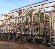 Preparation des panes pour futures lucarnes.