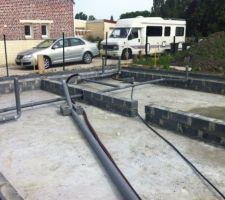 Premier passage des tuyaux !