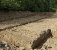 Début du terrassement