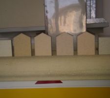 Les échantillons pour l'enduit
