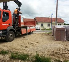 Arrivée des tuiles