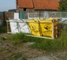 Chantier propre avec un tri sélectif mis en place par Kijk