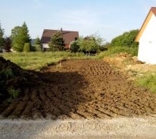 D&eacute;but du terrassement