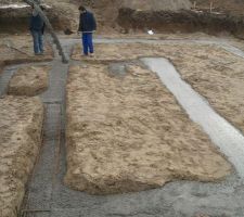 Et les fondations furent coul&eacute;es !!!