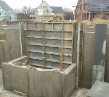 D&eacute;montage du coffrage...