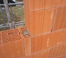 Rehausse &eacute;chafaudage pour attaquer les murs de l'&eacute;tage...