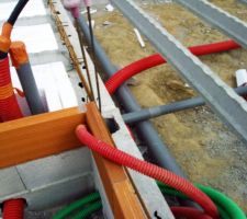 Positionnement des évacuations dans le vide sanitaire