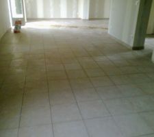 Carrelage posé