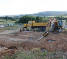 Les pieux sont coul&eacute;s.