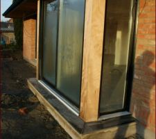 Seuils de la baie vitr&eacute;e de la cuisine