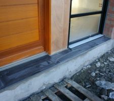 Seuils de la porte d'entr&eacute;e