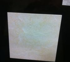 Notre choix de carrelage, en 33 x 33, parmi ce que nous a proposé le constructeur qui nous l'offre (sauf dans les chambres, on n'a pas encore fait notre choix)