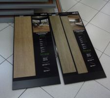 Choix possible carrelage du RDC en 3 largeurs