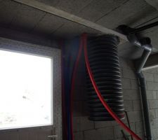 Conduit linge (sous-sol)