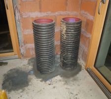 Conduits poubelles scellés