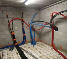 Local technique avec l'arrivée des sondes pour la géothermie