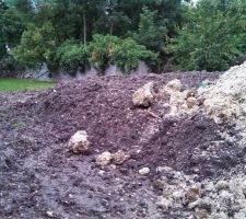 Filtre à sable sous talus