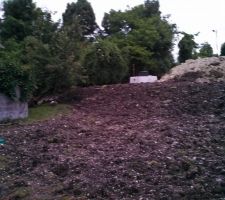 Filtre à sable sous talus