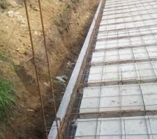 Poutrelles hourdis béton terminées