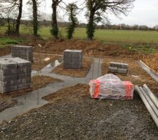 Sechage des fondations