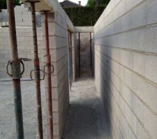 Vue du couloir sous sols