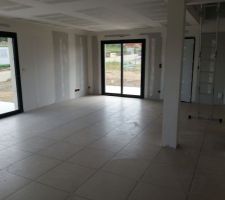 Carrelage salon séjour 60x60.