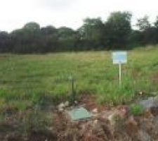 Panorama terrain apres implantation maison pas geom&eacute;tre