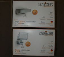 Mes deux premiers luminaires exterieurs sont arrivés ce jour ,très beaux produits.