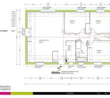 Voilà le plan de notre maison.