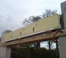 Pose du coffre de volet roulant