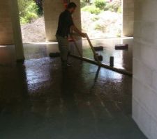 Coulage seconde dalle rdc