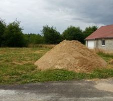Notre premier tas de sable ...
