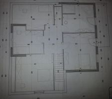 Plan initial de l'architecte - étage