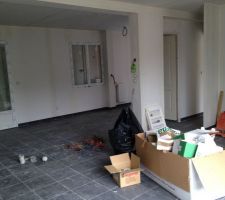 Vue salon vers SAM entree et cuisine