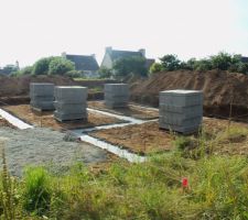 Fondations coulée