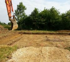 Enfin!!!
Premier coup de pelle...