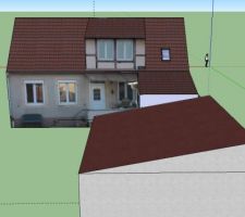 Vue 3D de la maison actuelle (2)